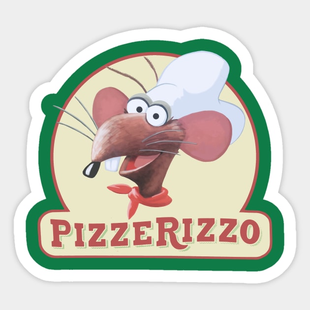 PizzeRizzo Sticker by Durkinworks